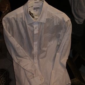 Savante Uomo Silky Dress Shirt Sz XL 17-17 1/2